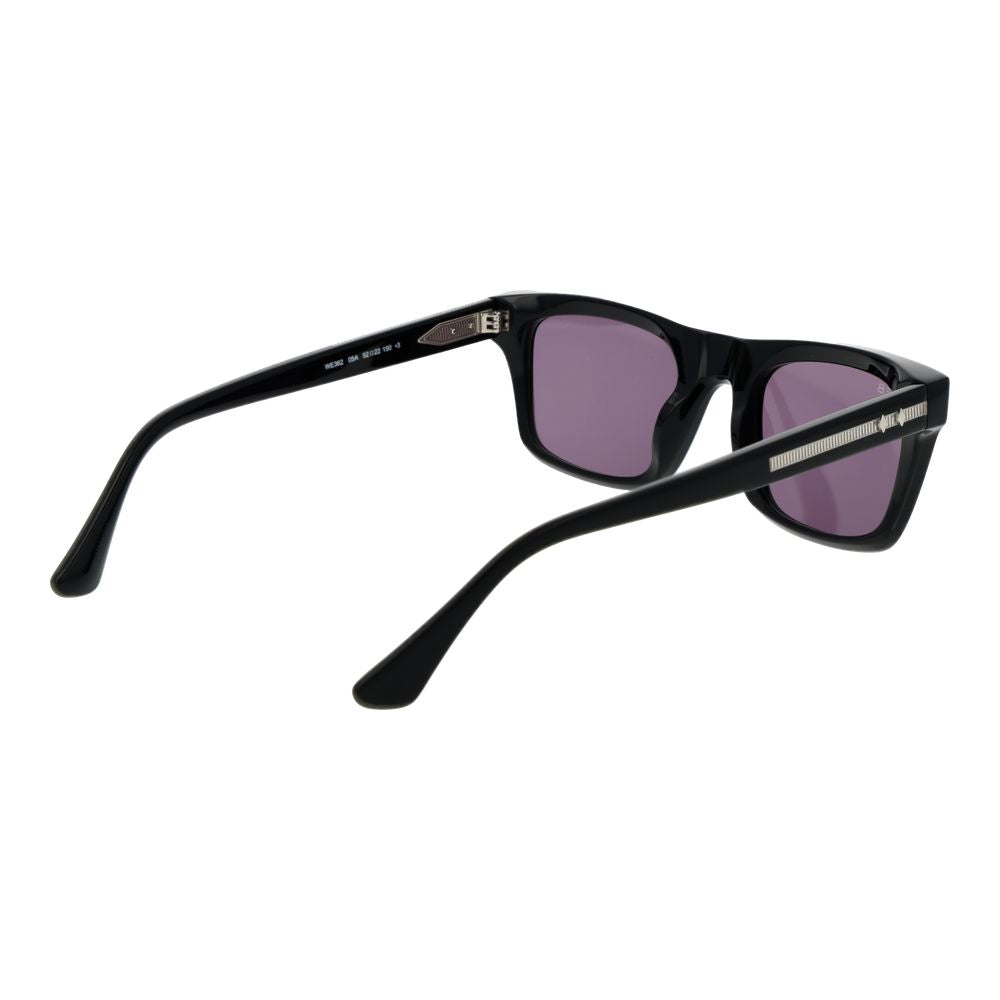 Web Black Acetate Sunglasses