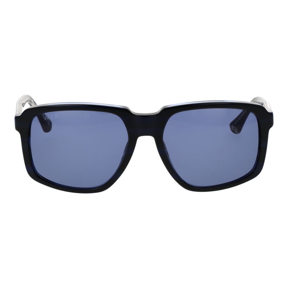 Web Blue Acetate Sunglasses