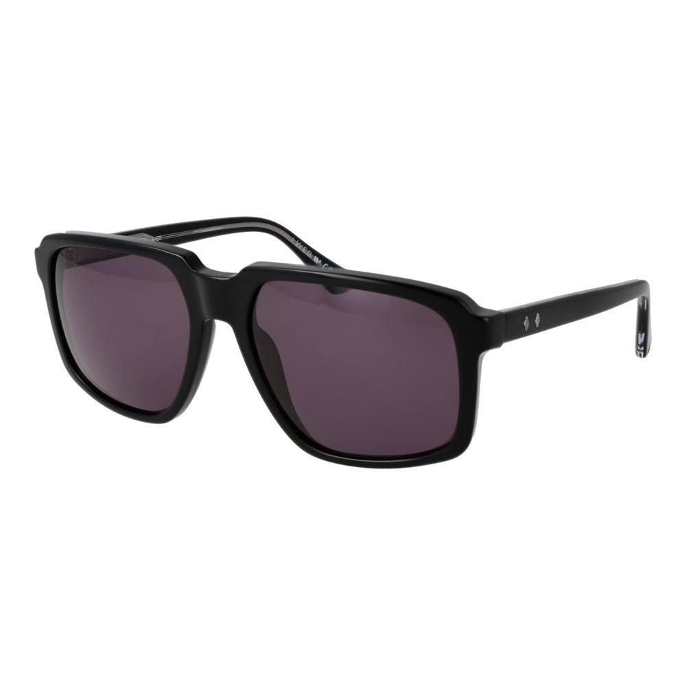 Web Black Acetate Sunglasses