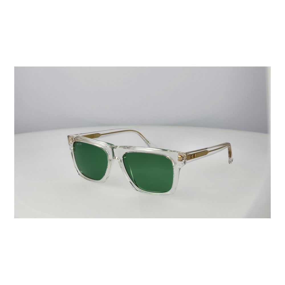 Web Transparent Acetate Sunglasses