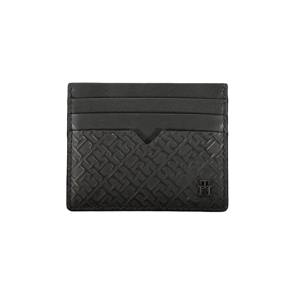 Tommy Hilfiger Black Leather Men's Wallet
