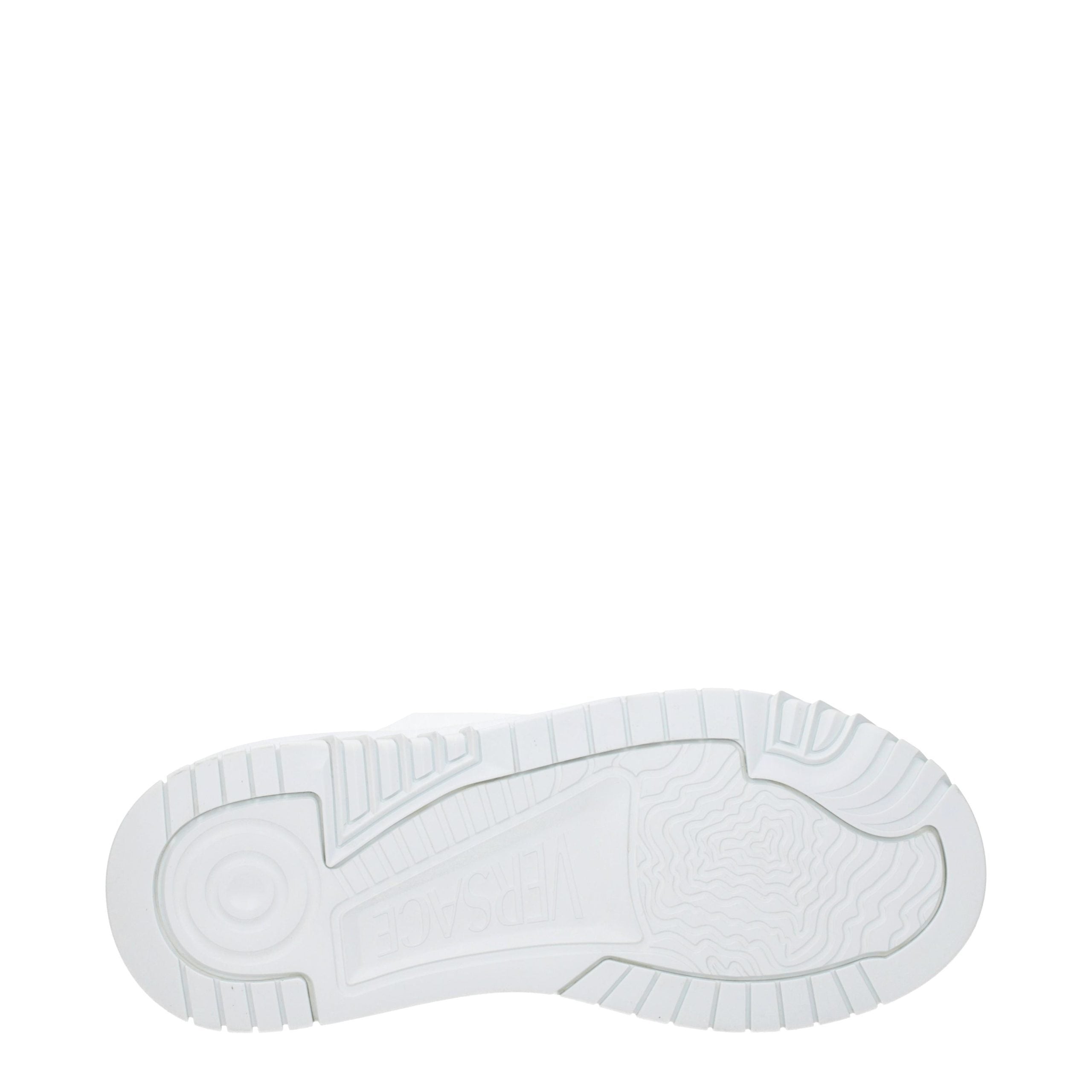 Versace White Leather Sneakers