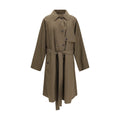 Calvin Klein Bicolor Cotton Trench Coat