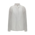 Calvin Klein White Silk Dress Shirt