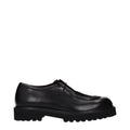 Max Mara Black Leather Oxfords And Derbies