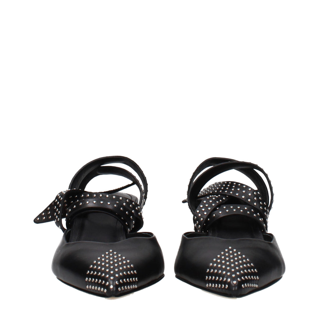 Isabel Marant Black Leather High Heel Pumps