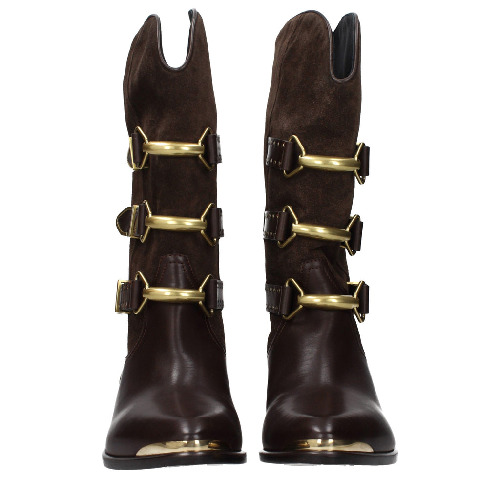 Isabel Marant Brown Leather Ankle Boots