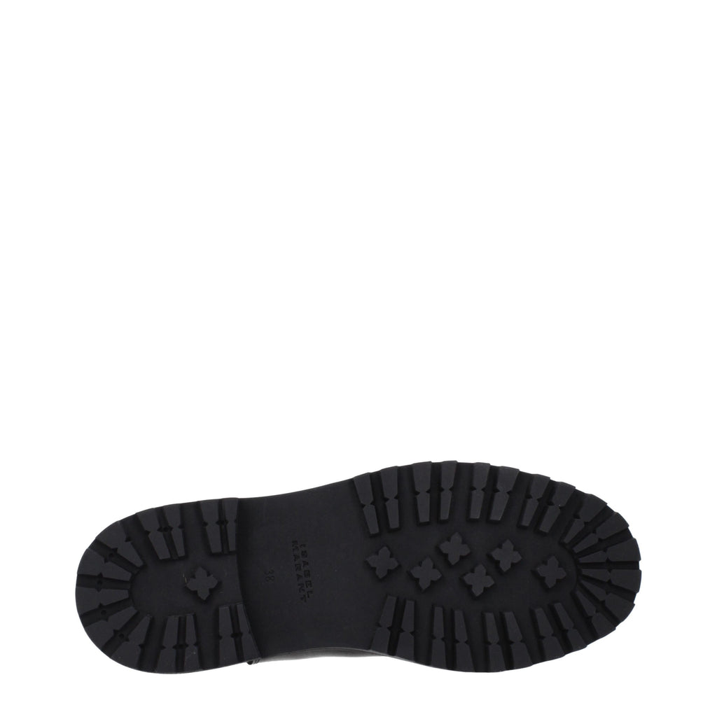 Isabel Marant Black Leather Ankle Boots