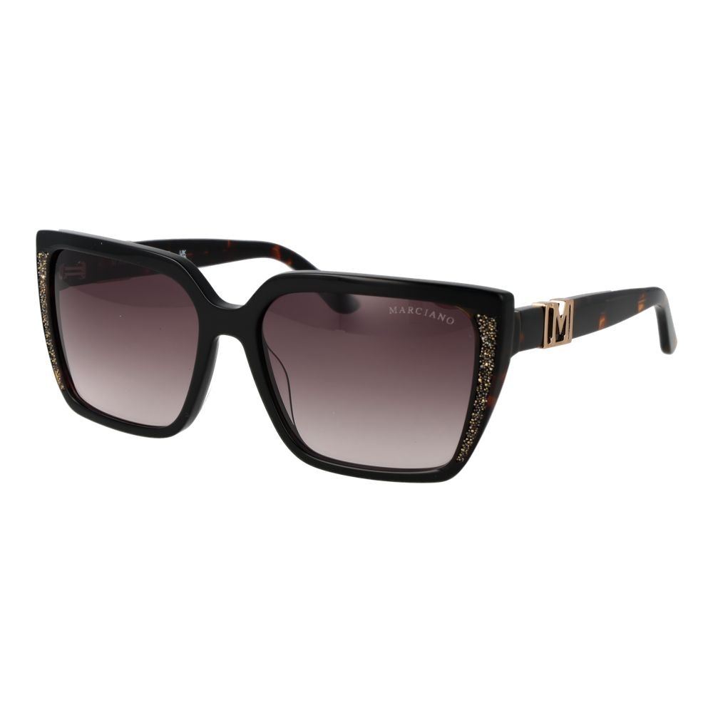Marciano by Guess Black Acetate Sunglasses