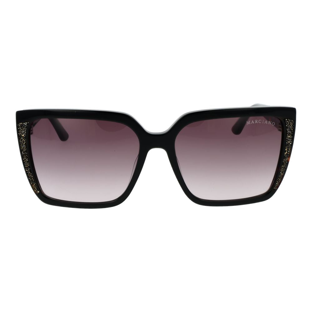 Marciano by Guess Black Acetate Sunglasses