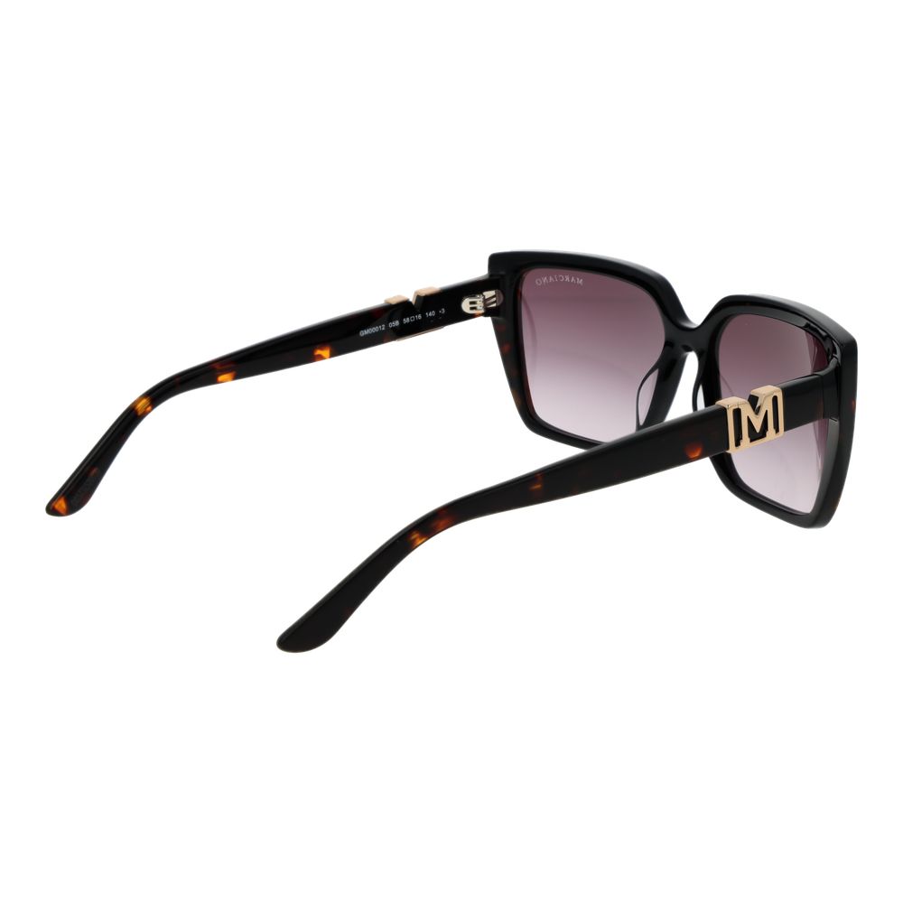 Marciano by Guess Black Acetate Sunglasses