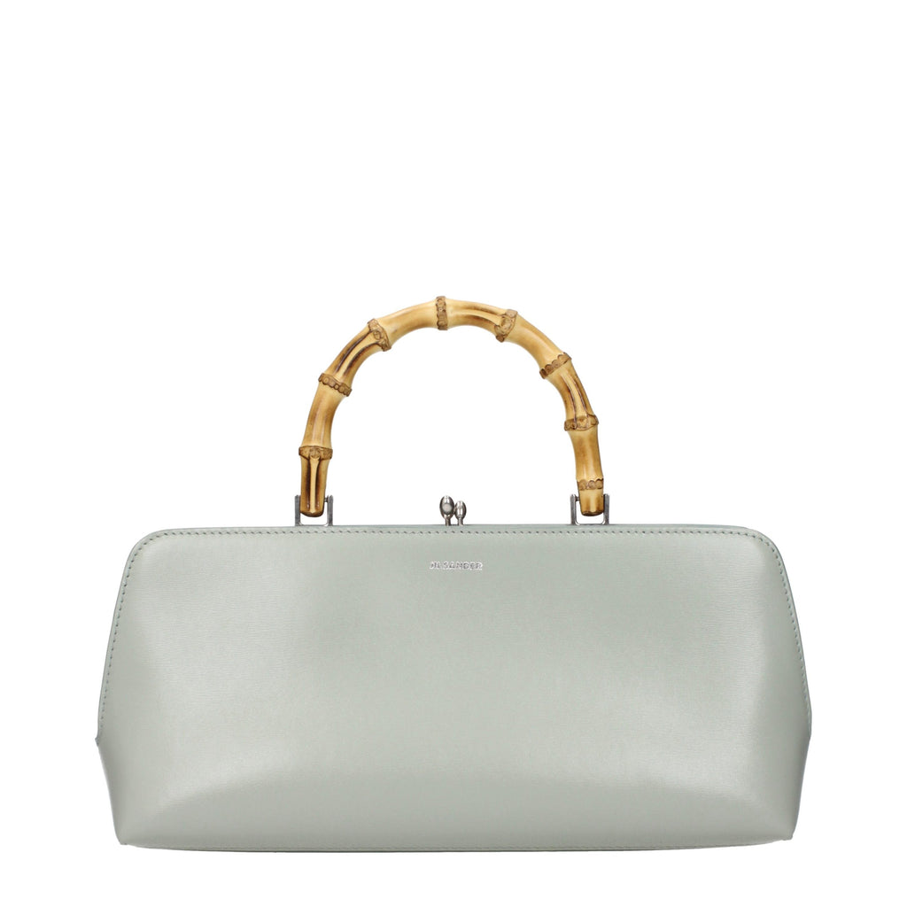 Jil Sander Green Leather Handbag