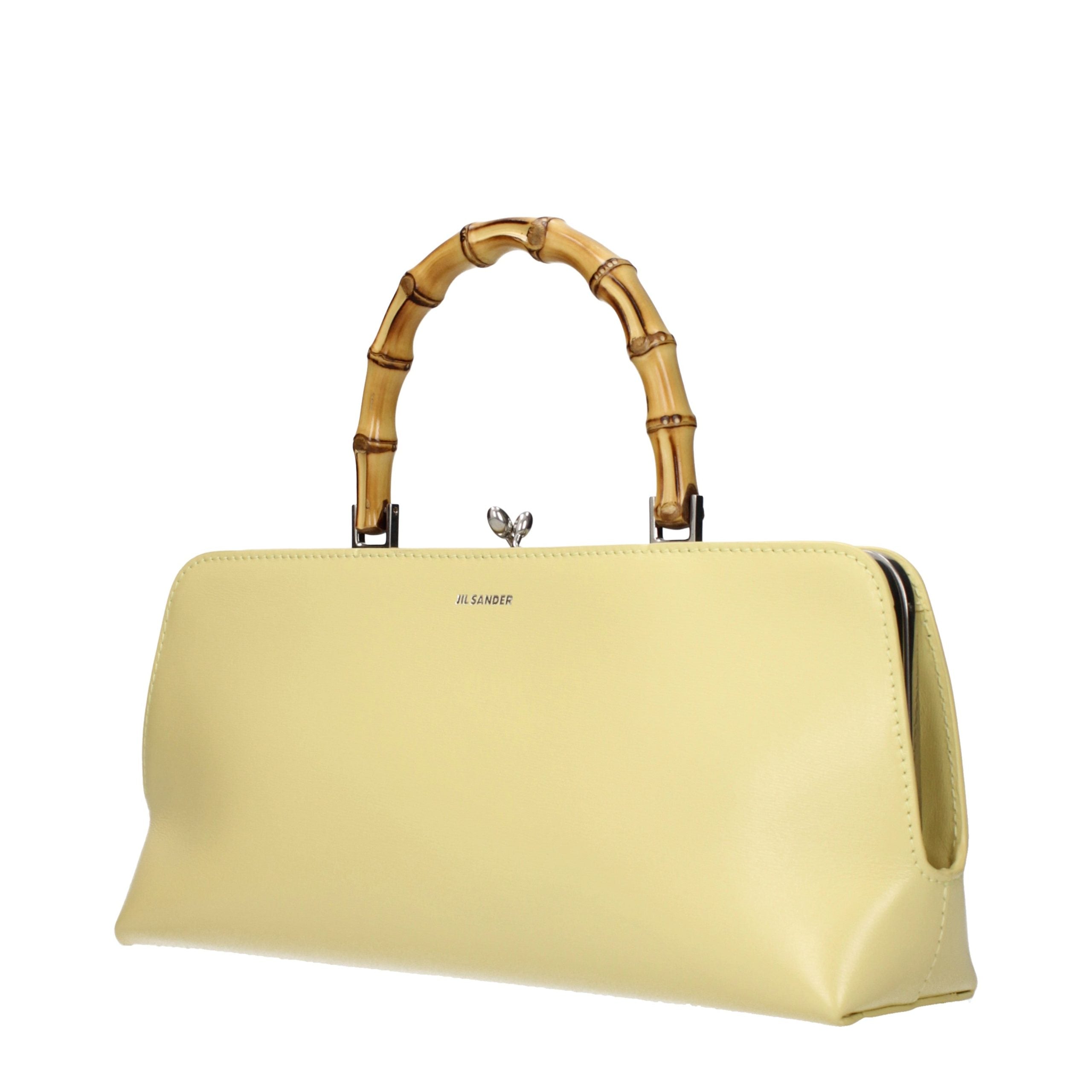 Jil Sander Yellow Leather Handbag