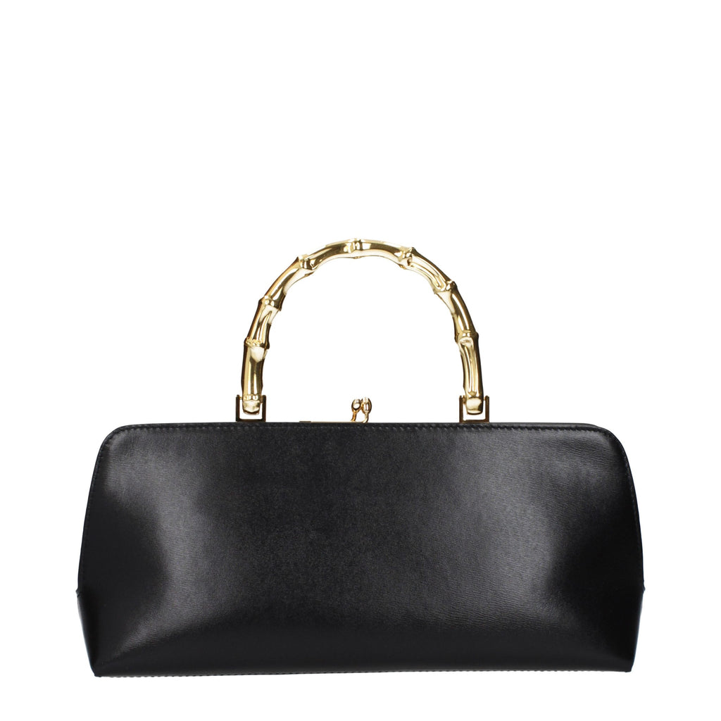 Jil Sander Black Leather Handbag