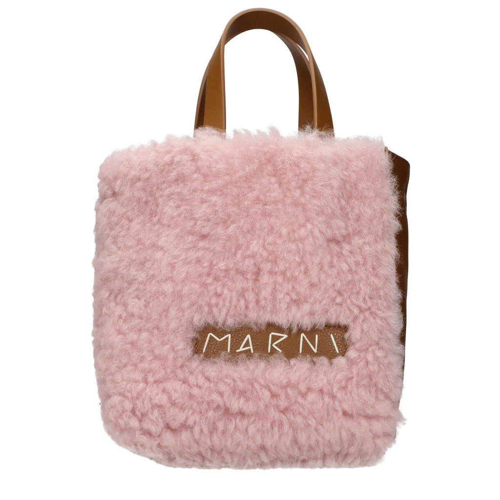 Marni Pink Leather Handbag