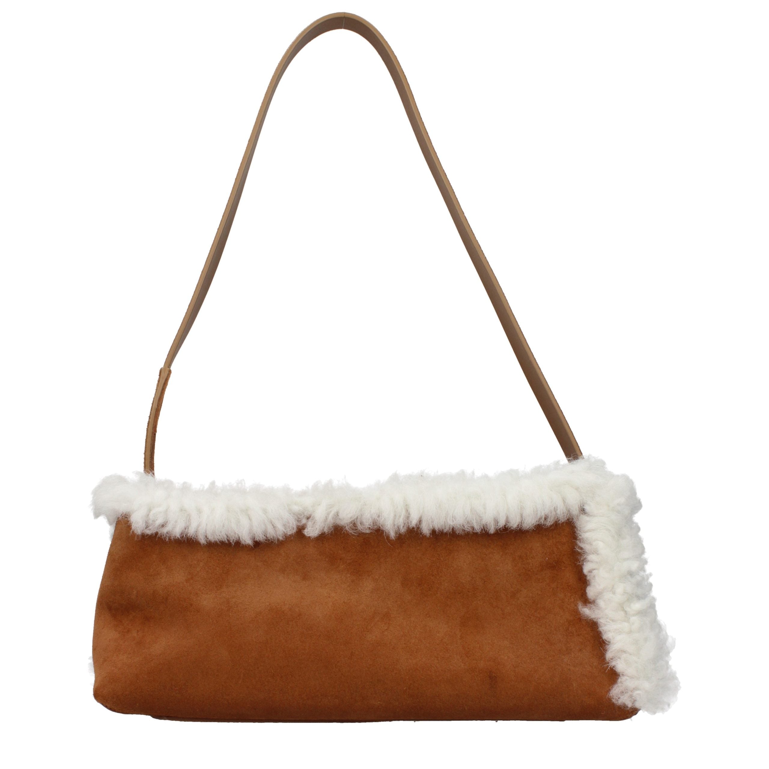 Marni Brown Leather Shoulder Bag