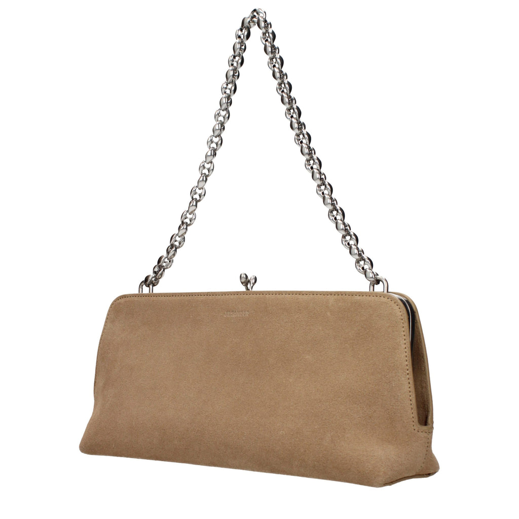 Jil Sander Beige Leather Handbag