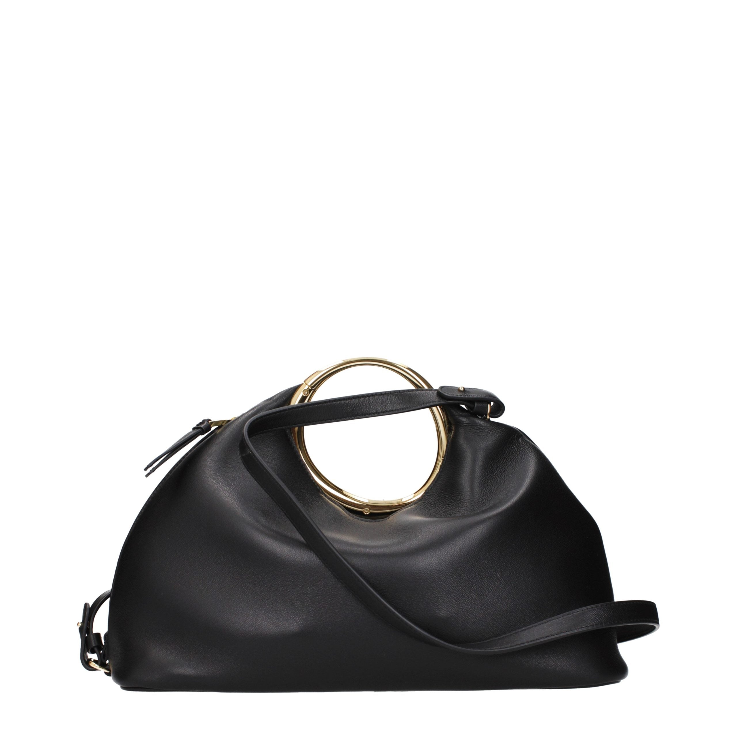 Jacquemus Black Leather Handbag