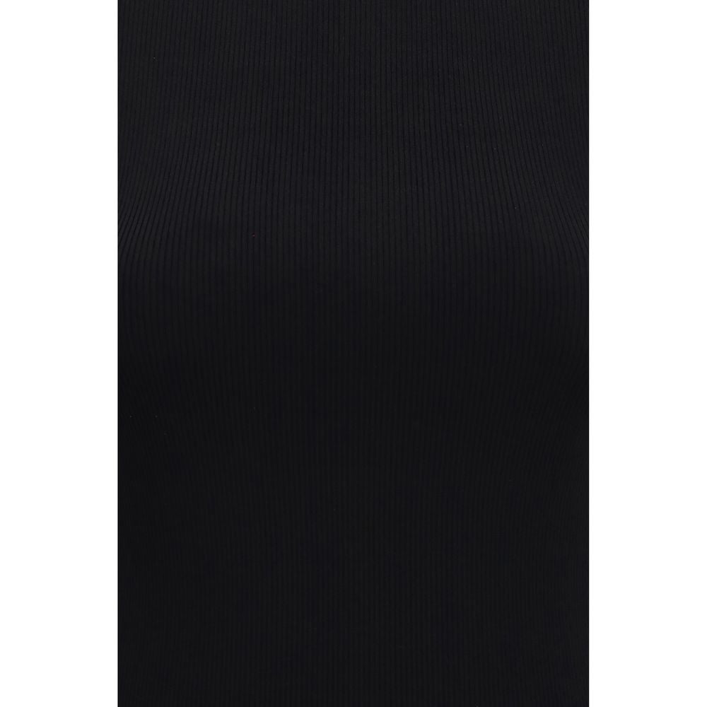 Khaite Black Viscose T-Shirt