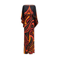 Emilio Pucci Orange Silk Long Dress