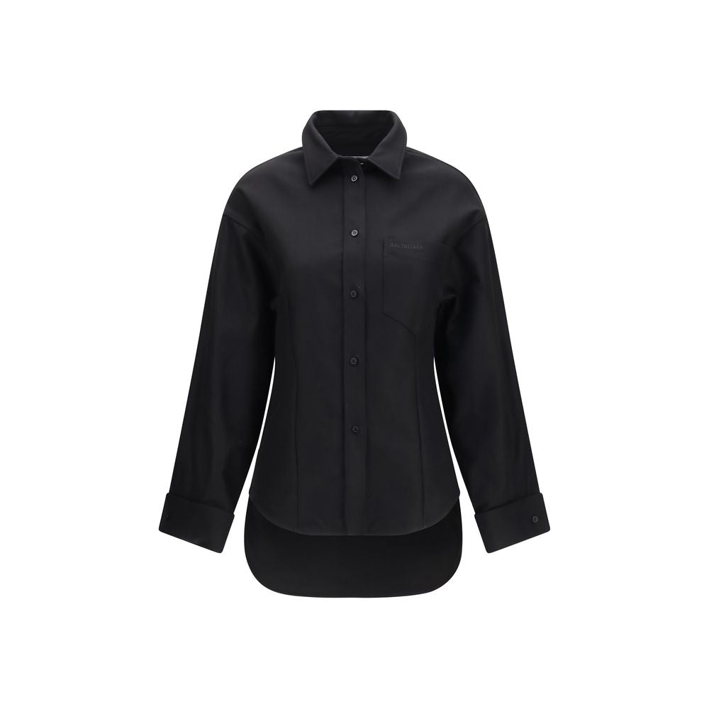 Balenciaga Black Cotton Shirt