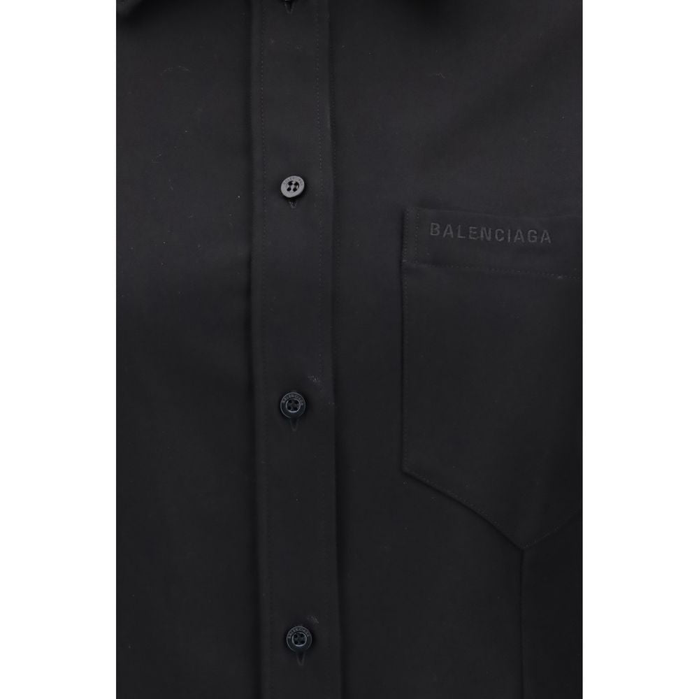 Balenciaga Black Cotton Shirt