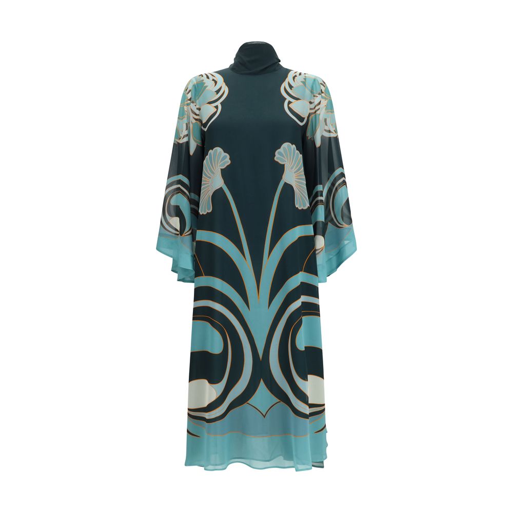 La Double J Blue Silk Casual Dress