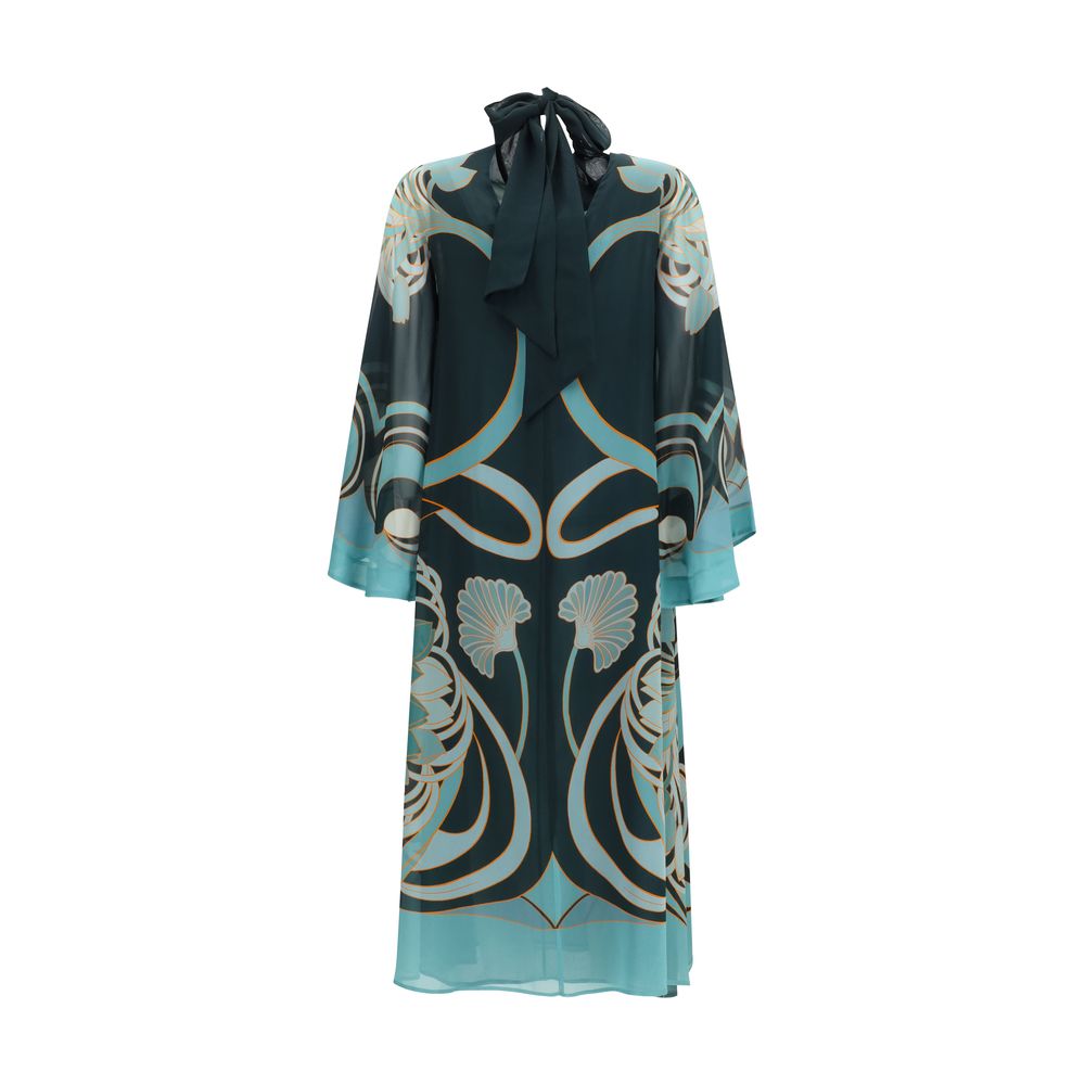 La Double J Blue Silk Casual Dress