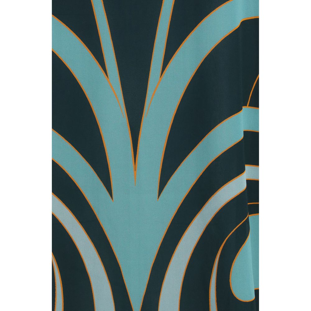 La Double J Blue Silk Casual Dress