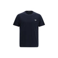 Fred Perry Blue Cotton T-Shirt