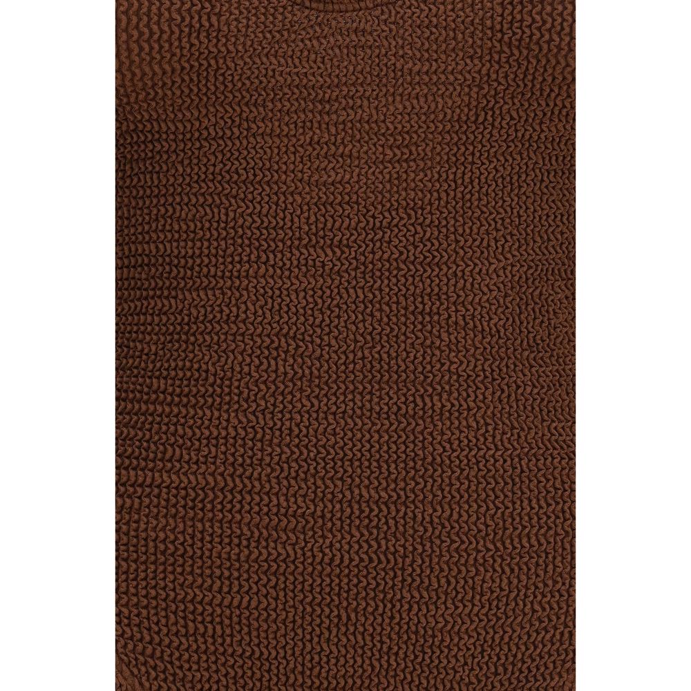 Hunza G Brown Polyamide One-Piece Swimsuit