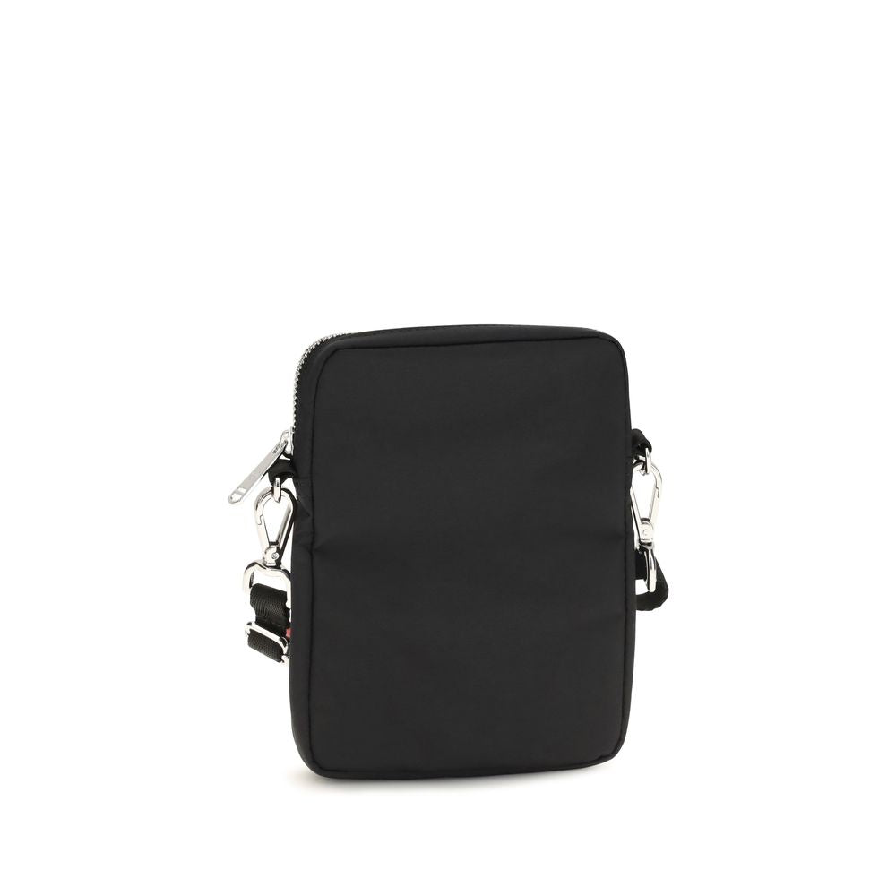 Fred Perry Black Nylon Shoulder Bag