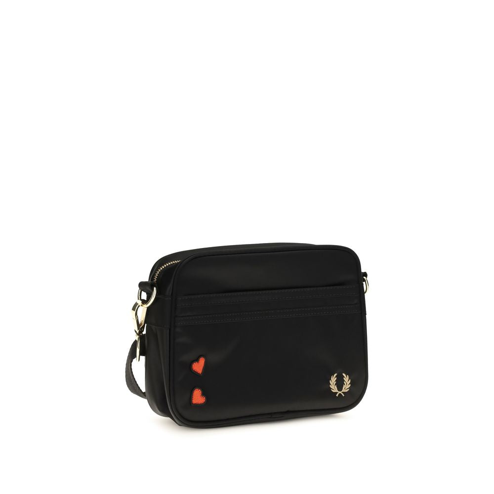 Fred Perry Black Nylon Shoulder Bag