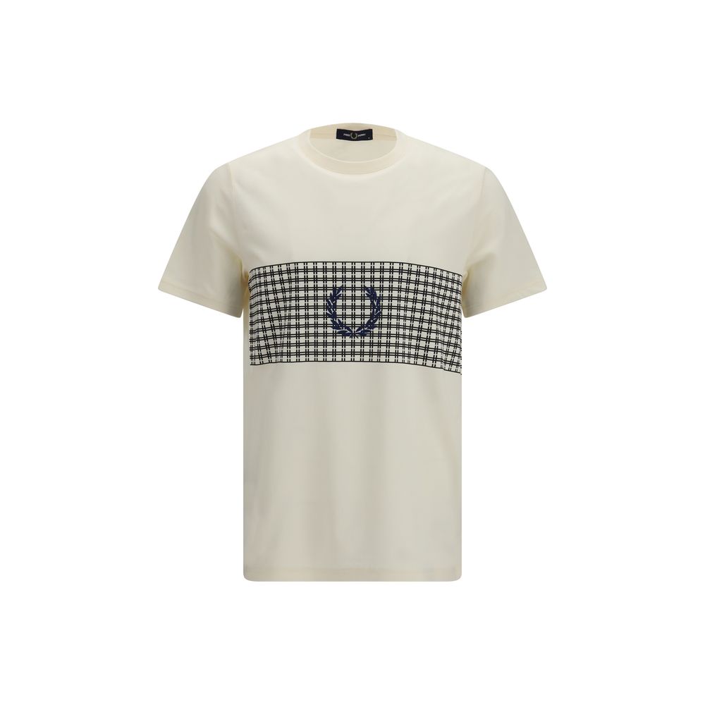 Fred Perry Beige Cotton T-Shirt