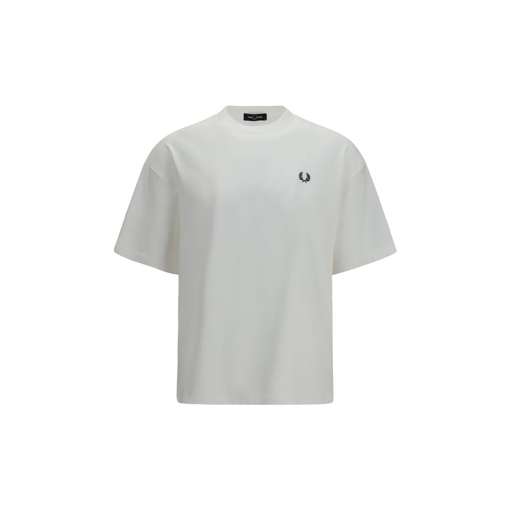 Fred Perry White Cotton T-Shirt