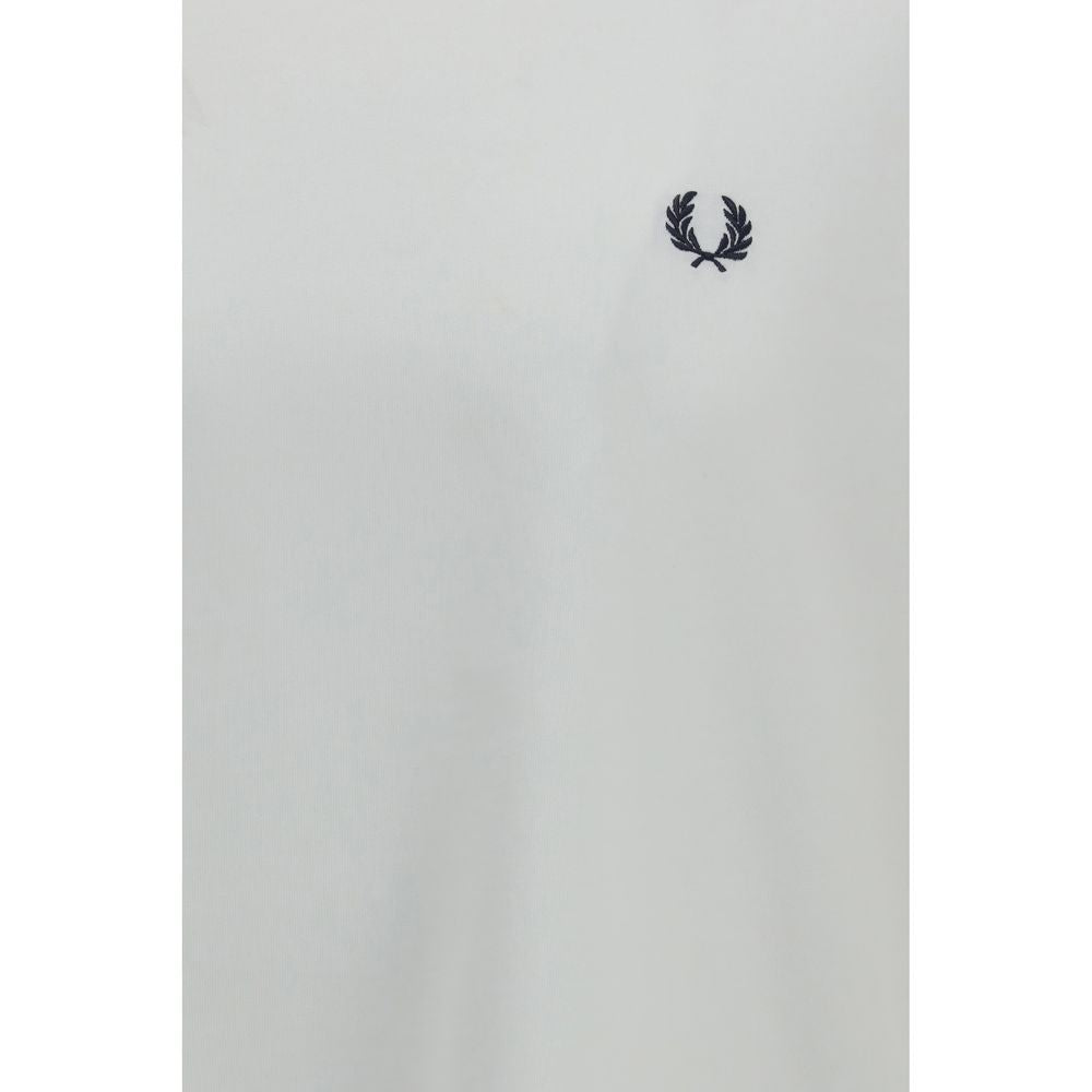 Fred Perry White Cotton T-Shirt