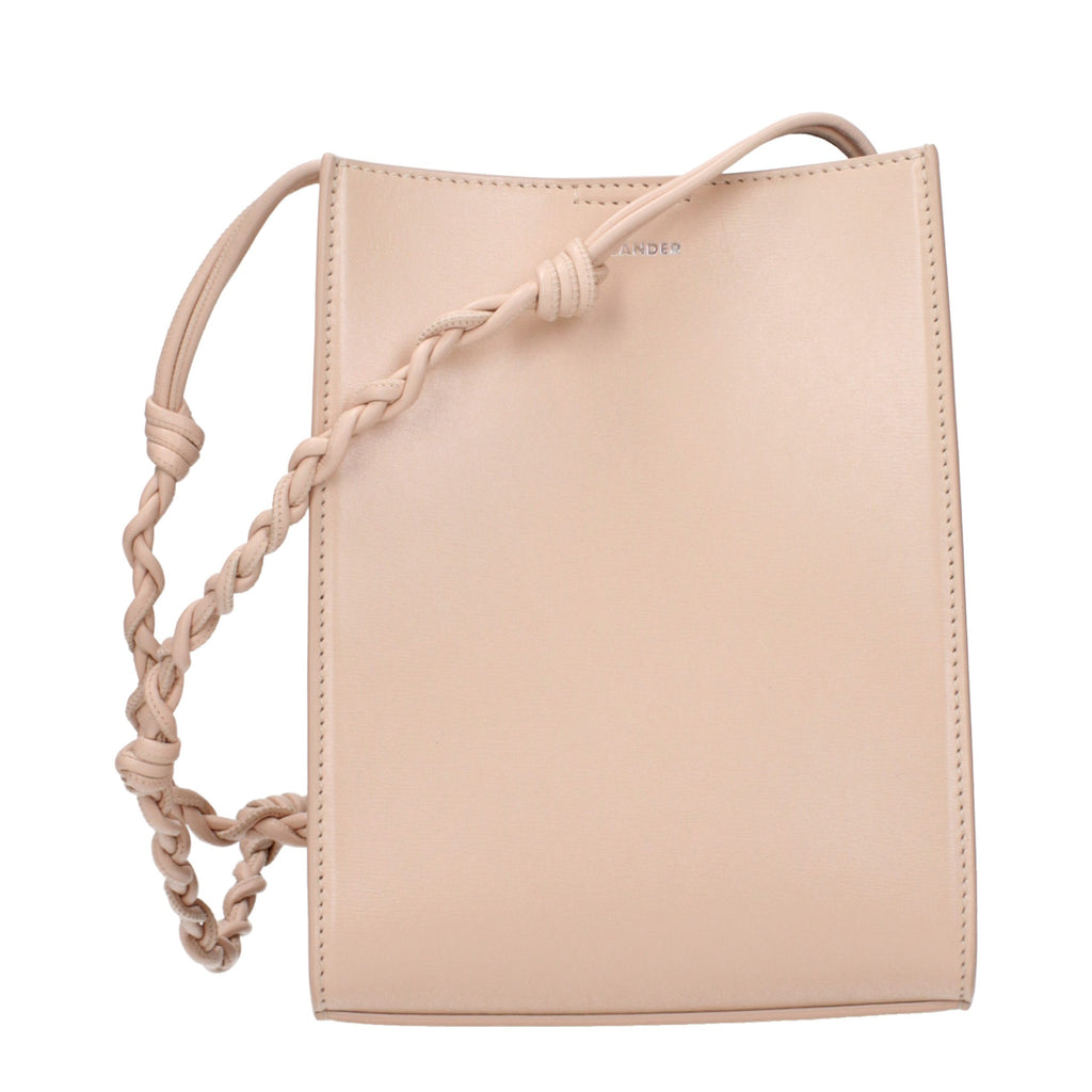 Jil Sander Pink Leather Crossbody Bag