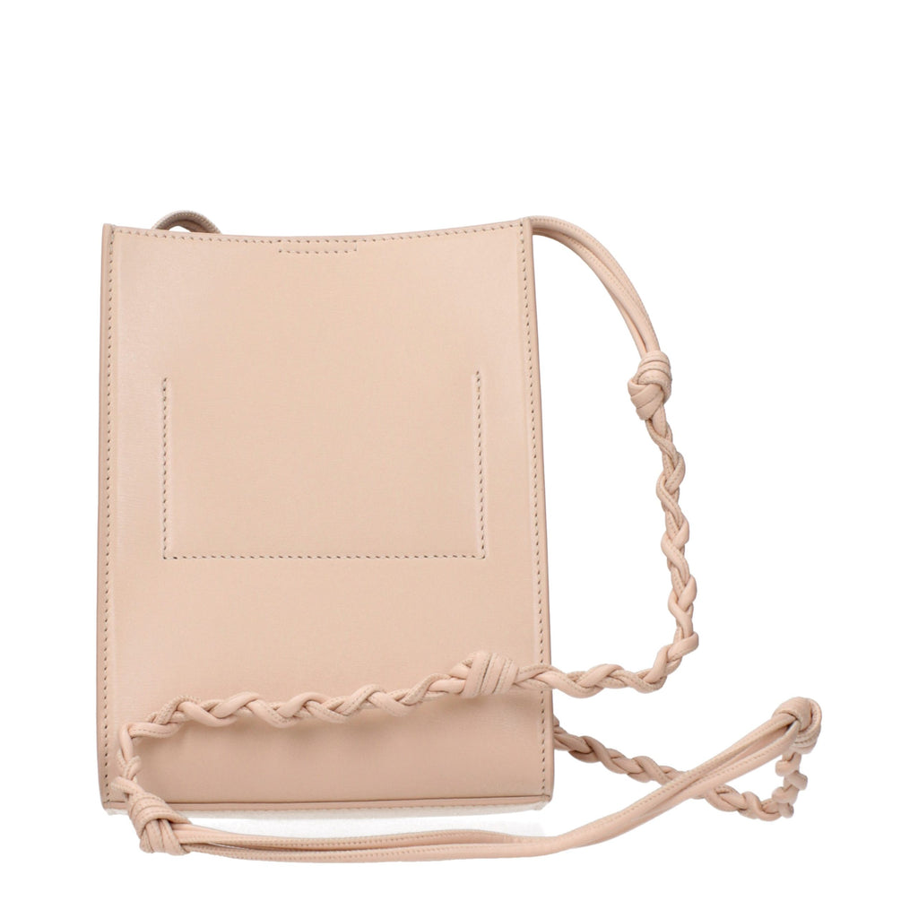 Jil Sander Pink Leather Crossbody Bag