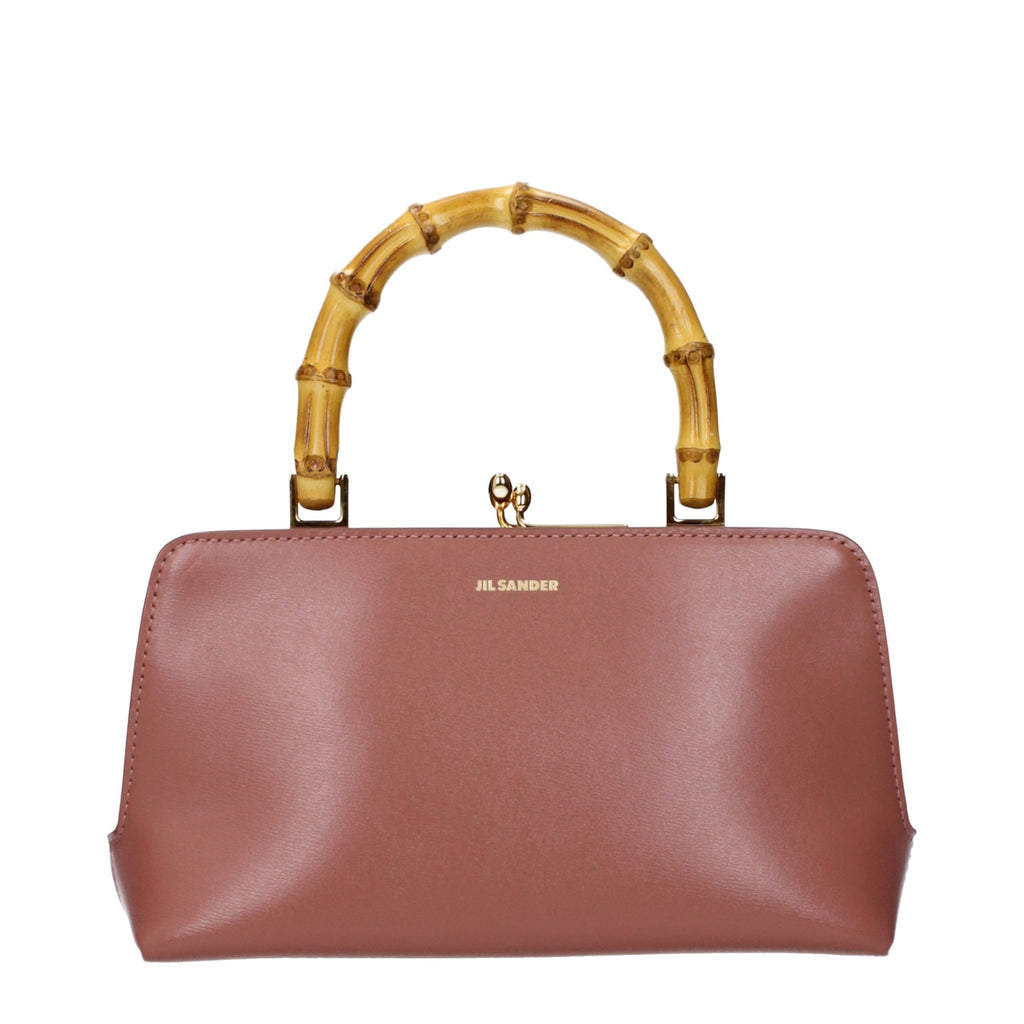 Jil Sander Pink Leather Handbag