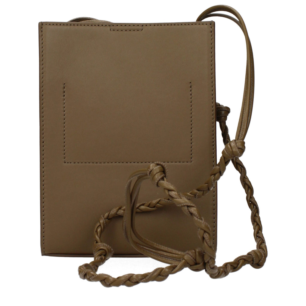 Jil Sander Green Leather Crossbody Bag