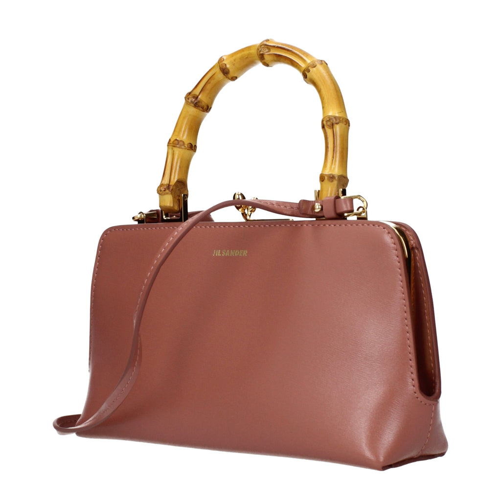 Jil Sander Pink Leather Handbag