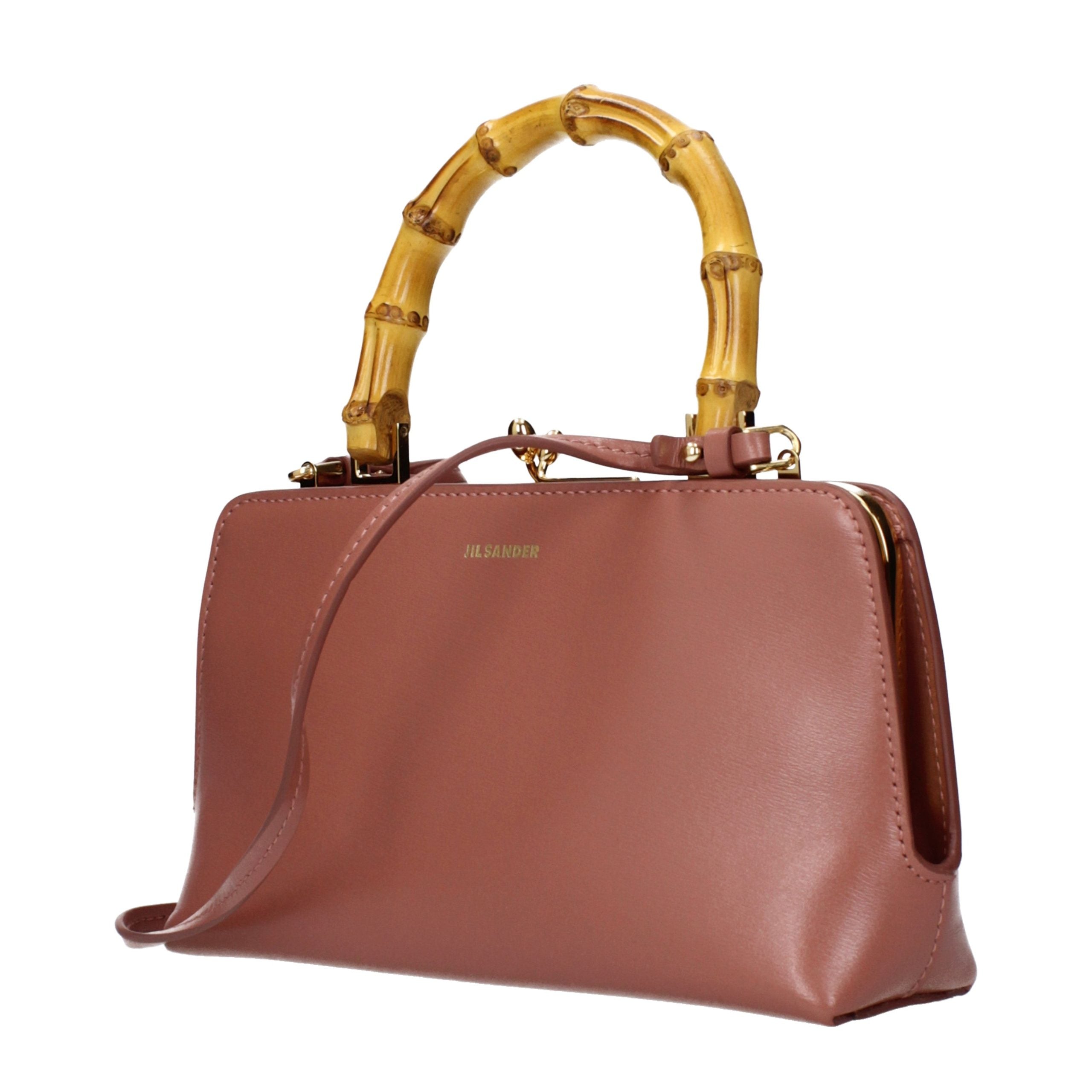 Jil Sander Pink Leather Handbag