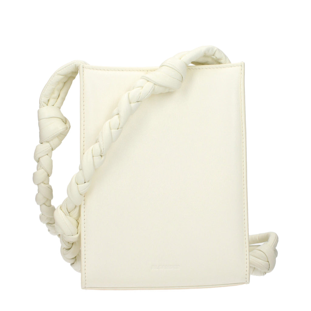 Jil Sander White Leather Crossbody Bag