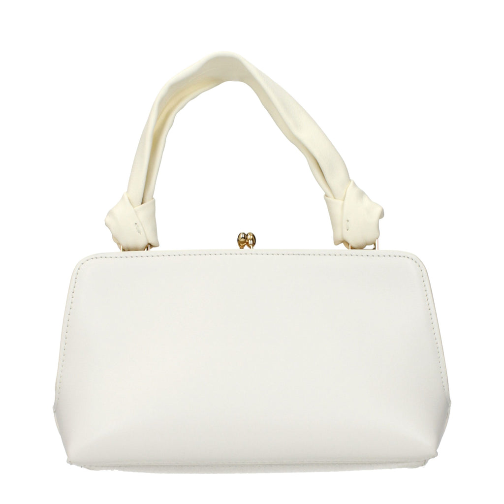Jil Sander White Leather Handbag