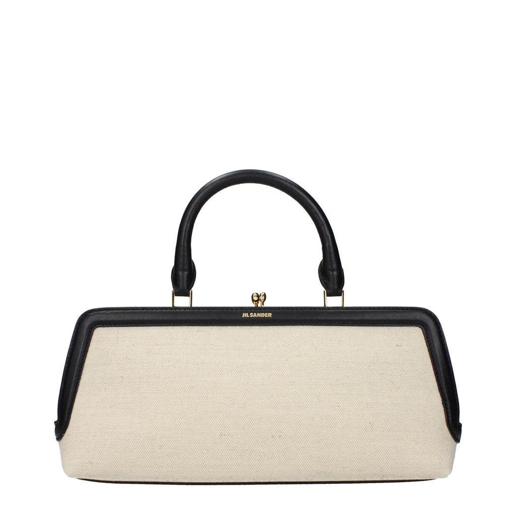 Jil Sander Beige Fabric Handbag
