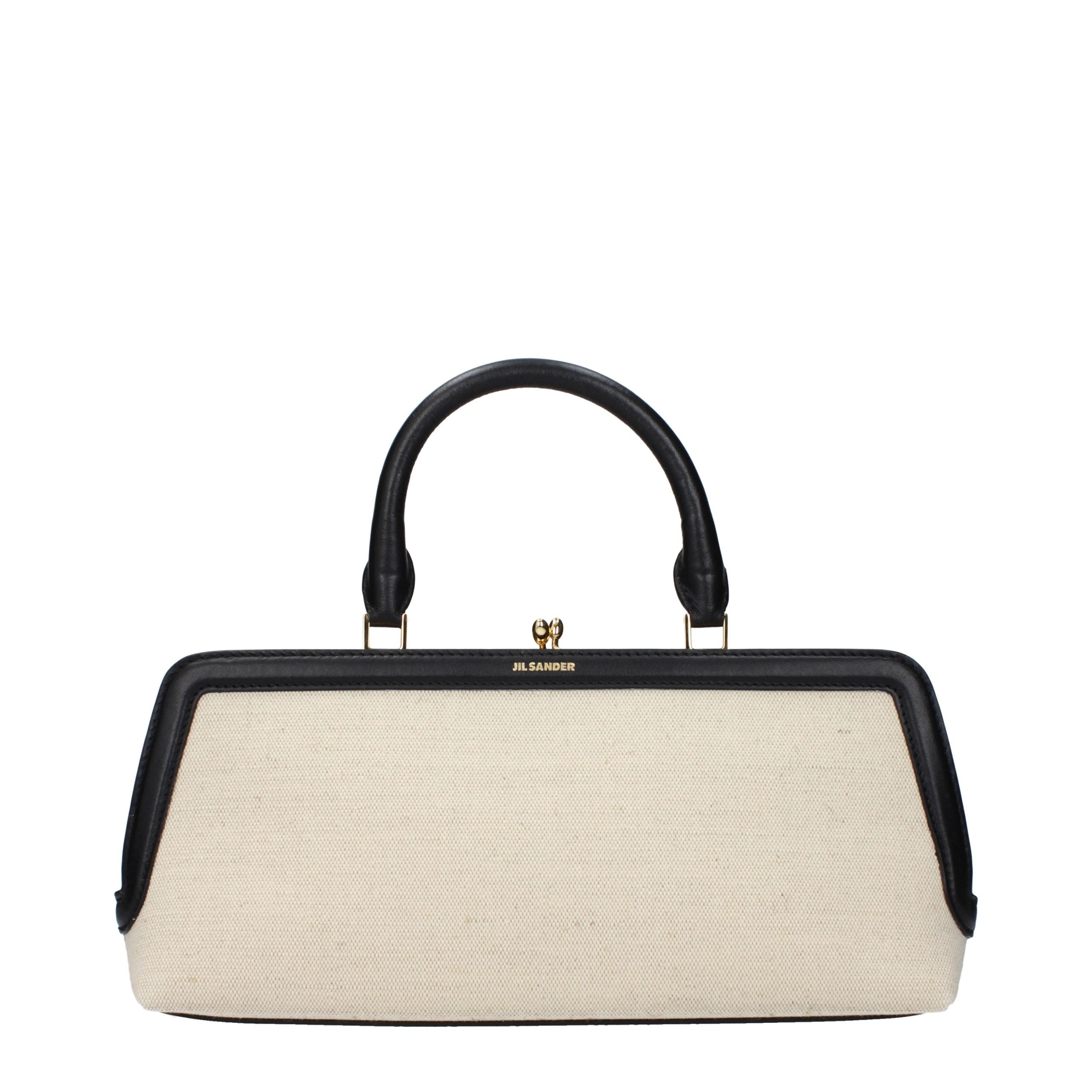 Jil Sander Beige Fabric Handbag