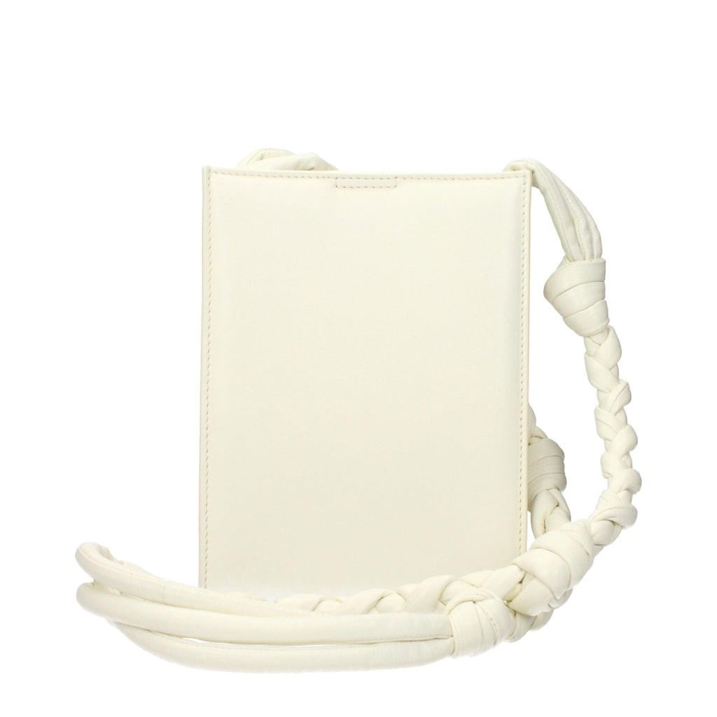 Jil Sander White Leather Crossbody Bag