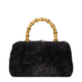 Jil Sander Black Fur Handbag