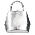 Jil Sander Gray Leather Handbag