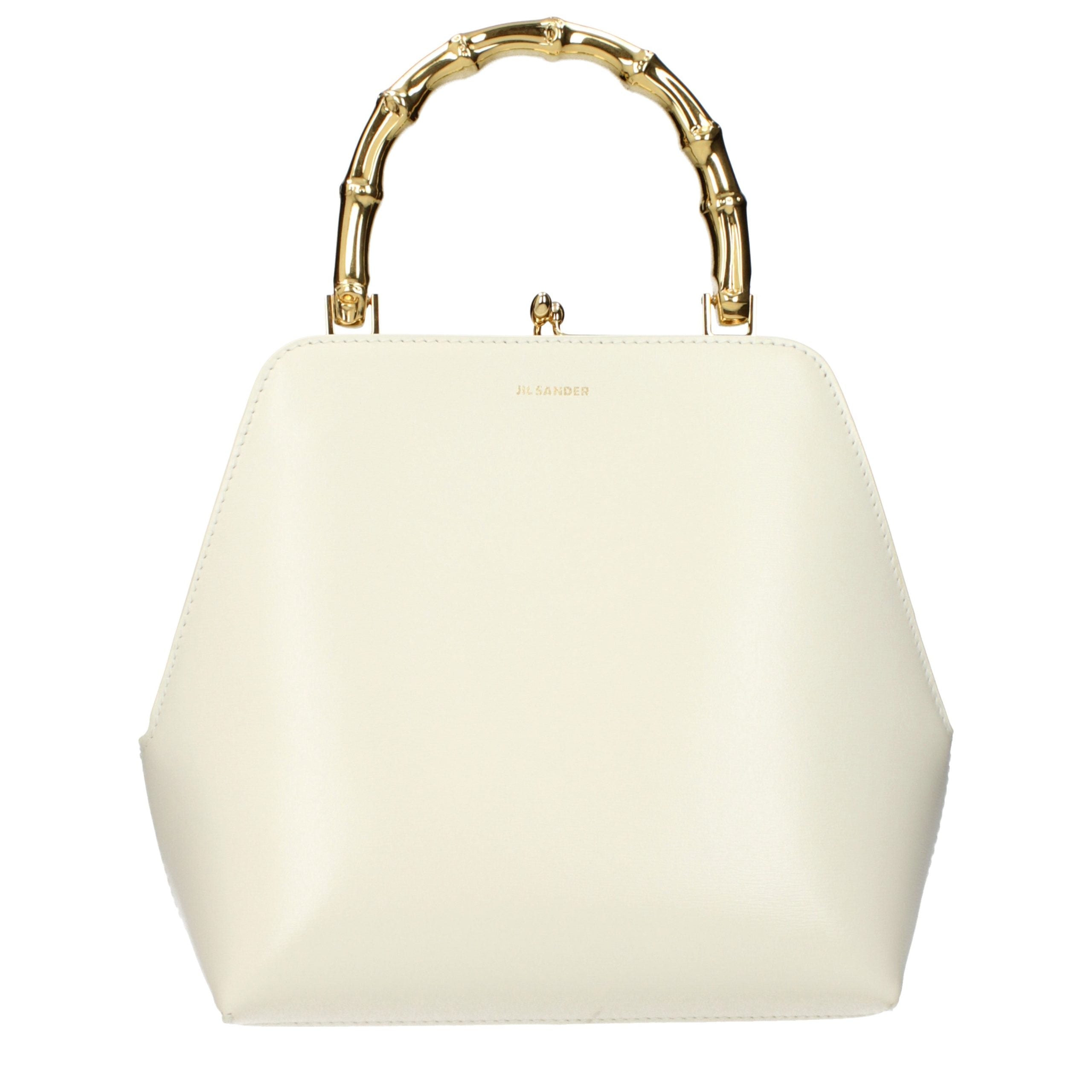 Jil Sander Beige Leather Handbag